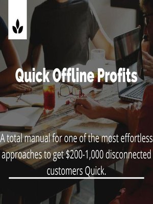 cover image of Quick Offline Profits